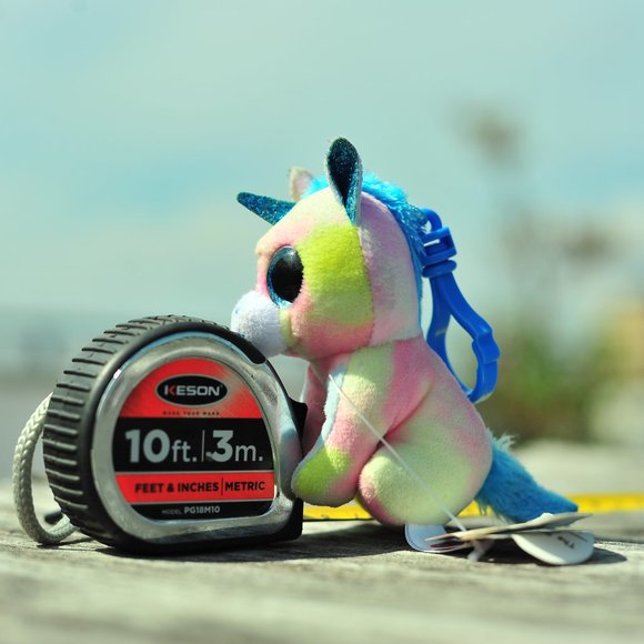 Key Chain Cute Unicorn Soft Bag Toy - Picture 2 of 6